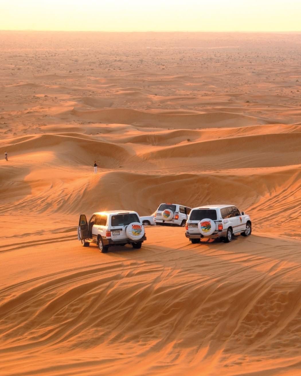 Desert Safari Dubai team welcoming guests